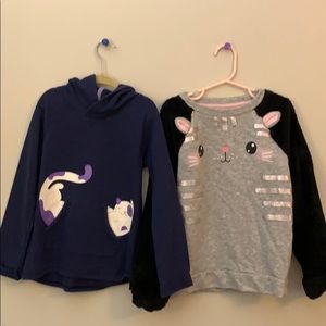 Girls Cat Sweaters